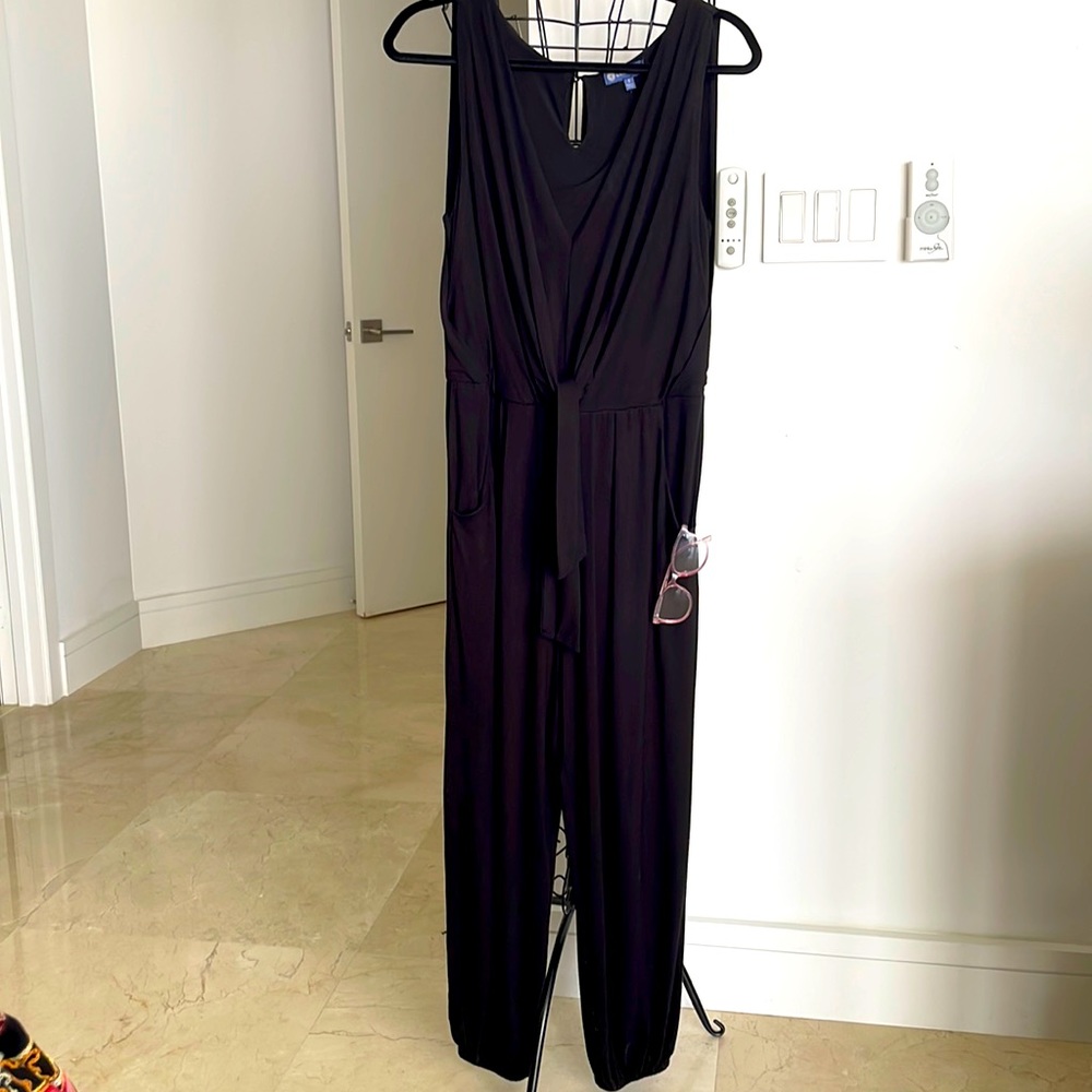 DEMOCRACY TIE FRONT JUMPSUIT